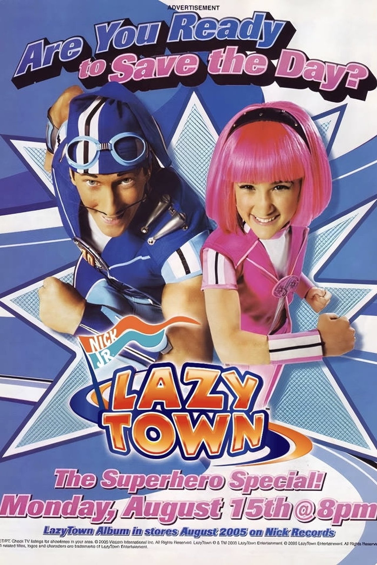 مشاهدة فيلم LazyTown’s New Superhero مترجم بدون اعلانات - بوستر