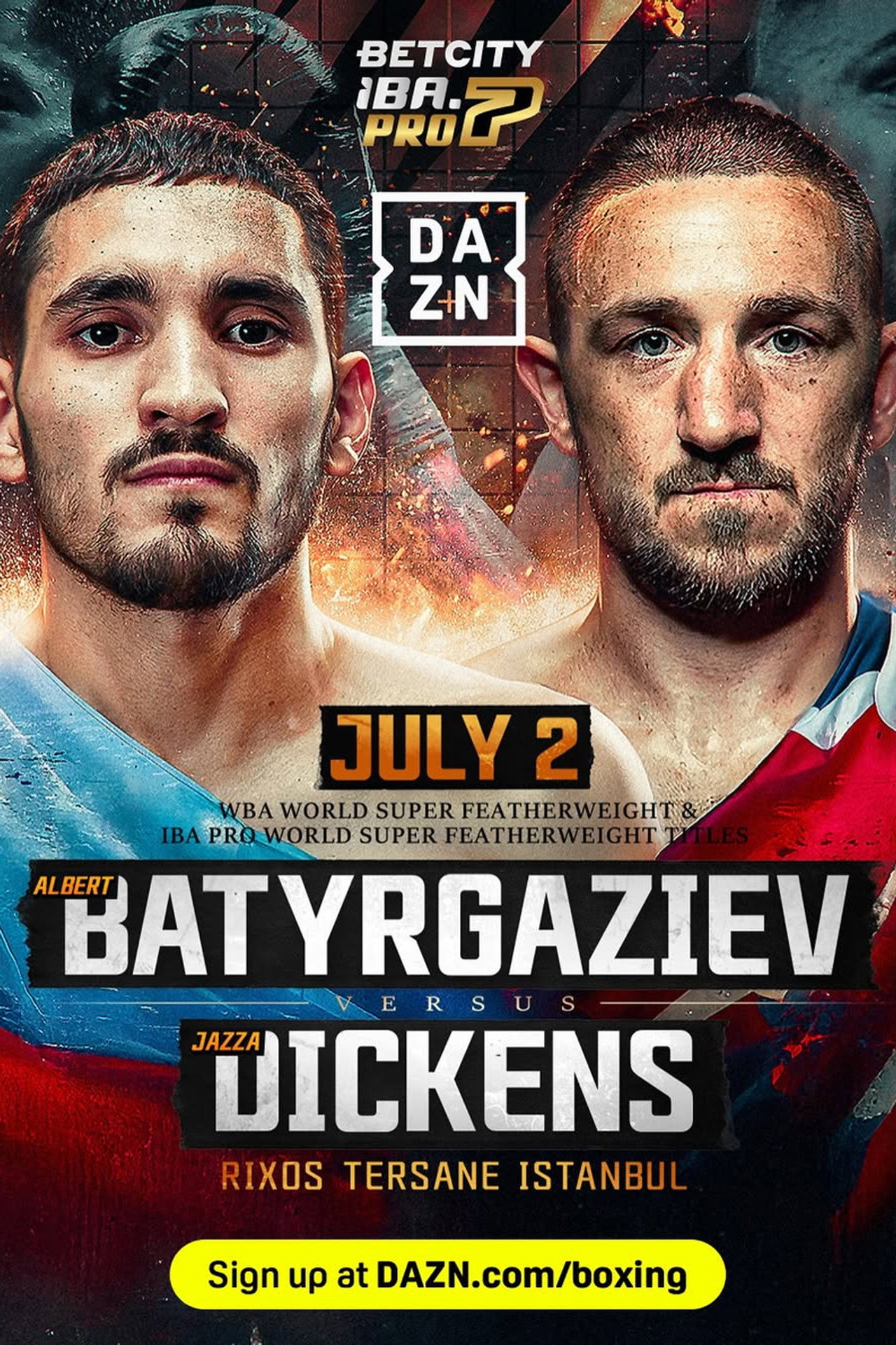 Albert Batyrgaziev vs. James Dickens filmaffisch