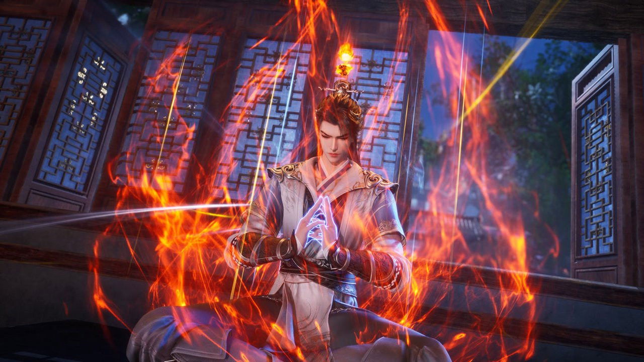 武碎星河 backdrop