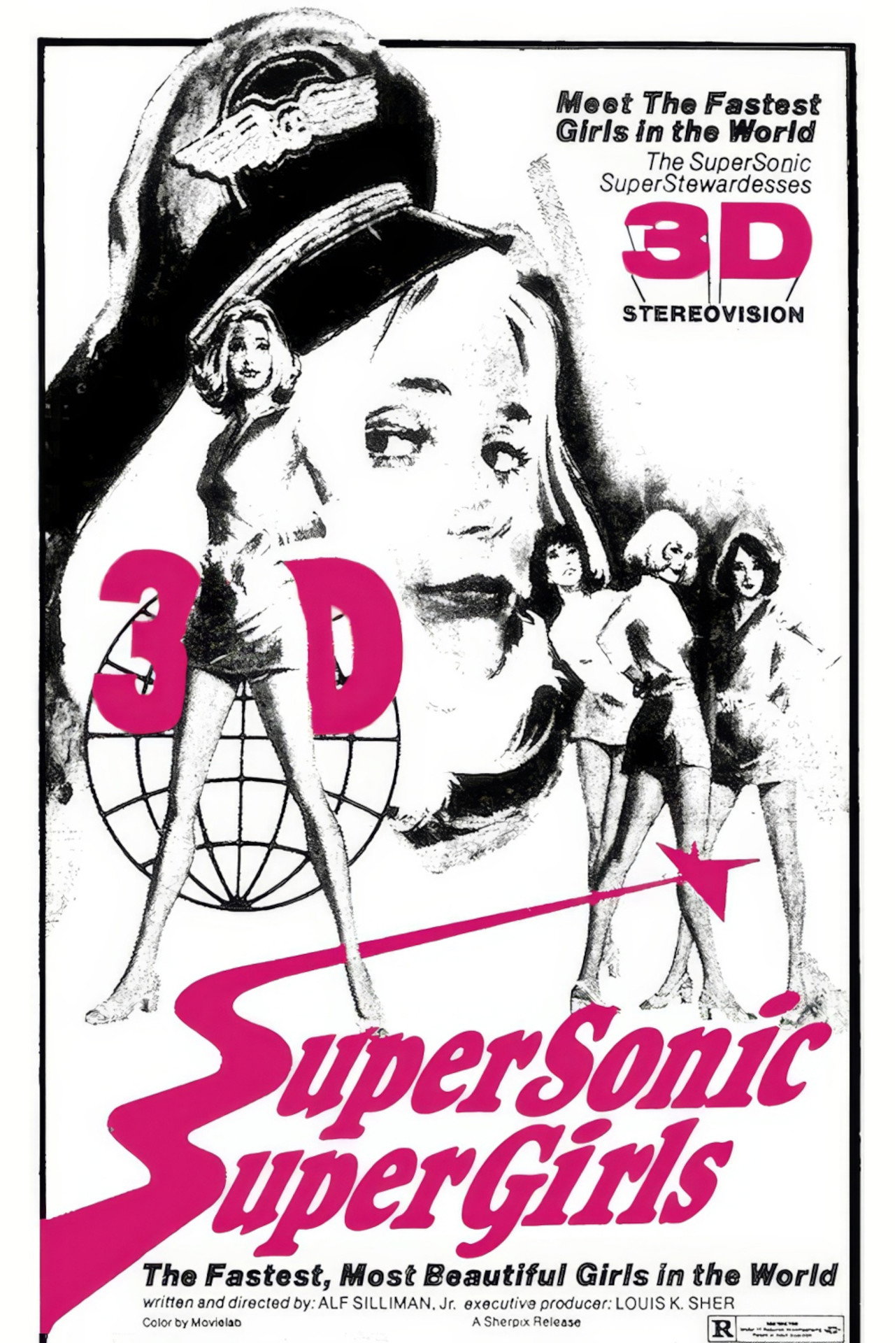 Supersonic Supergirls filmaffisch