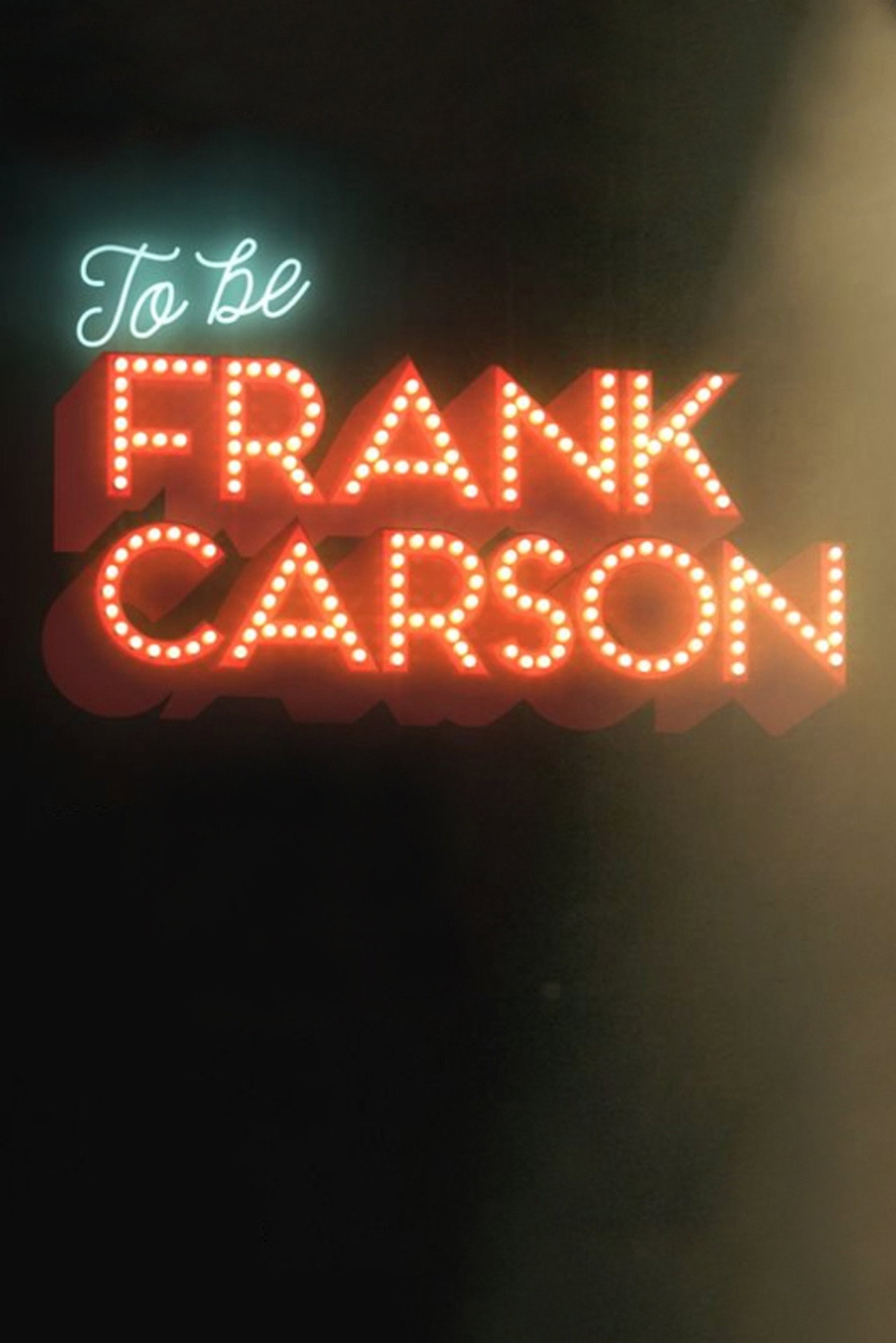 To Be Frank Carson filmaffisch