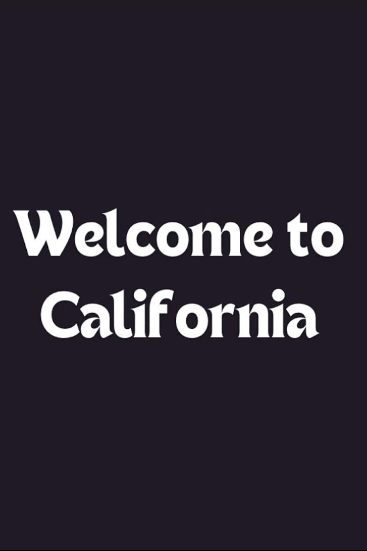 Welcome to California Backdrop