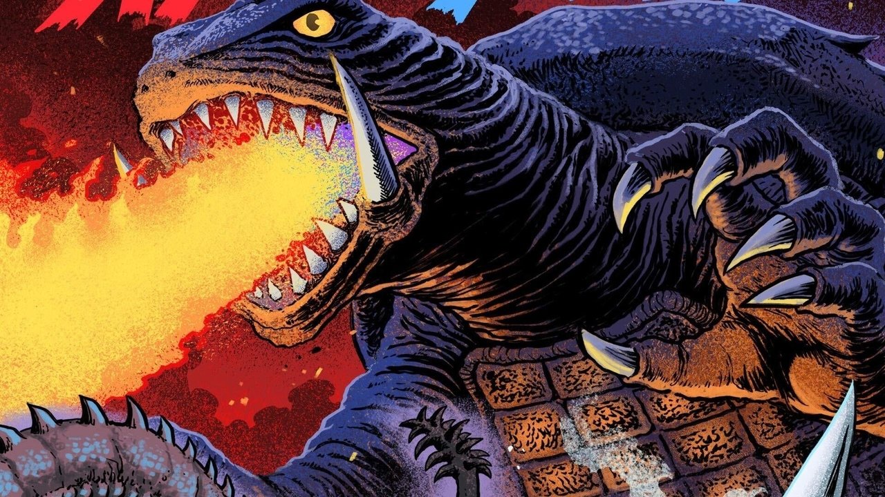 Scen från Gamera vs. Barugon