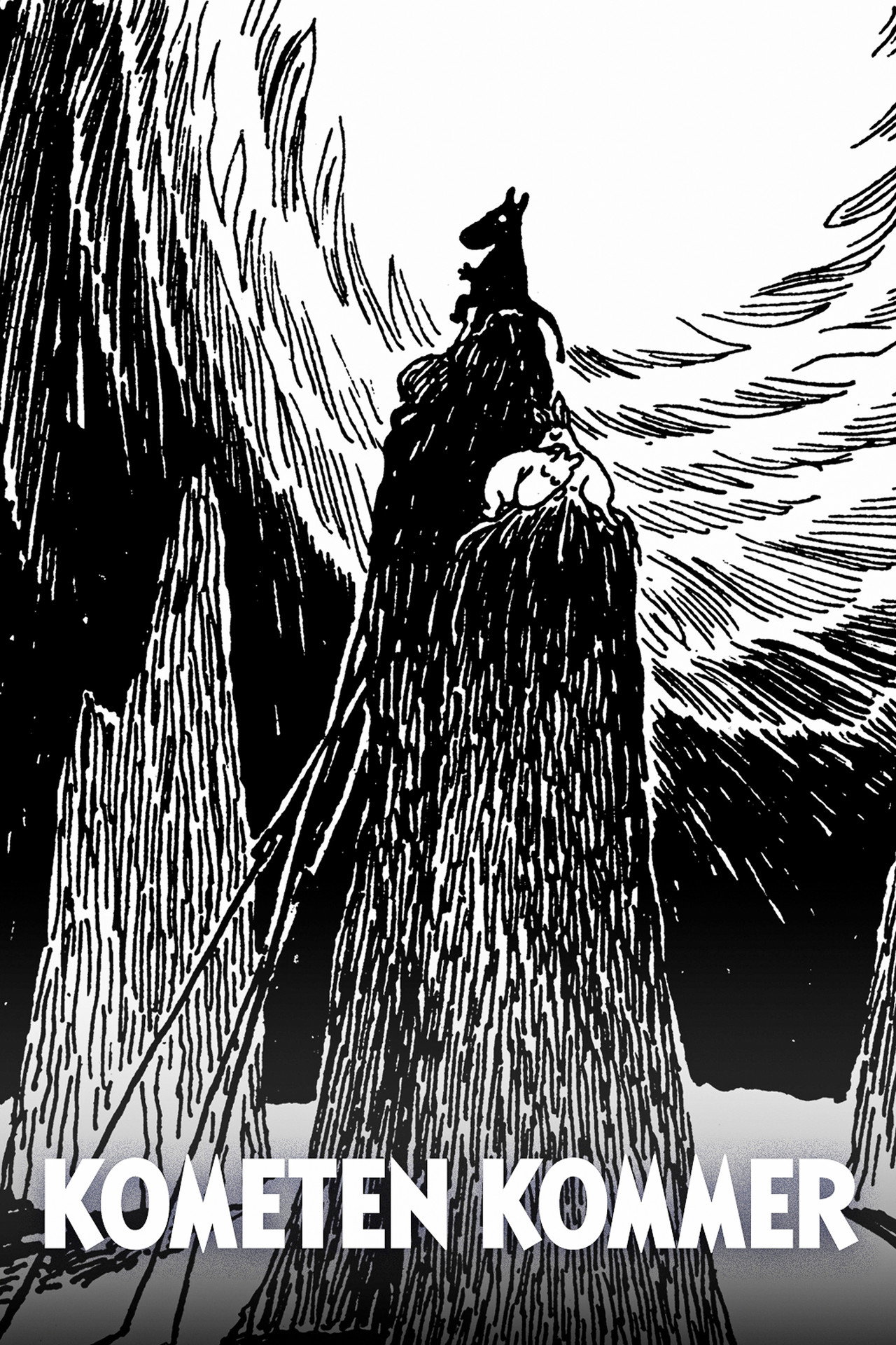 Kometen kommer - uppläst och illustrerad av Tove Jansson affisch