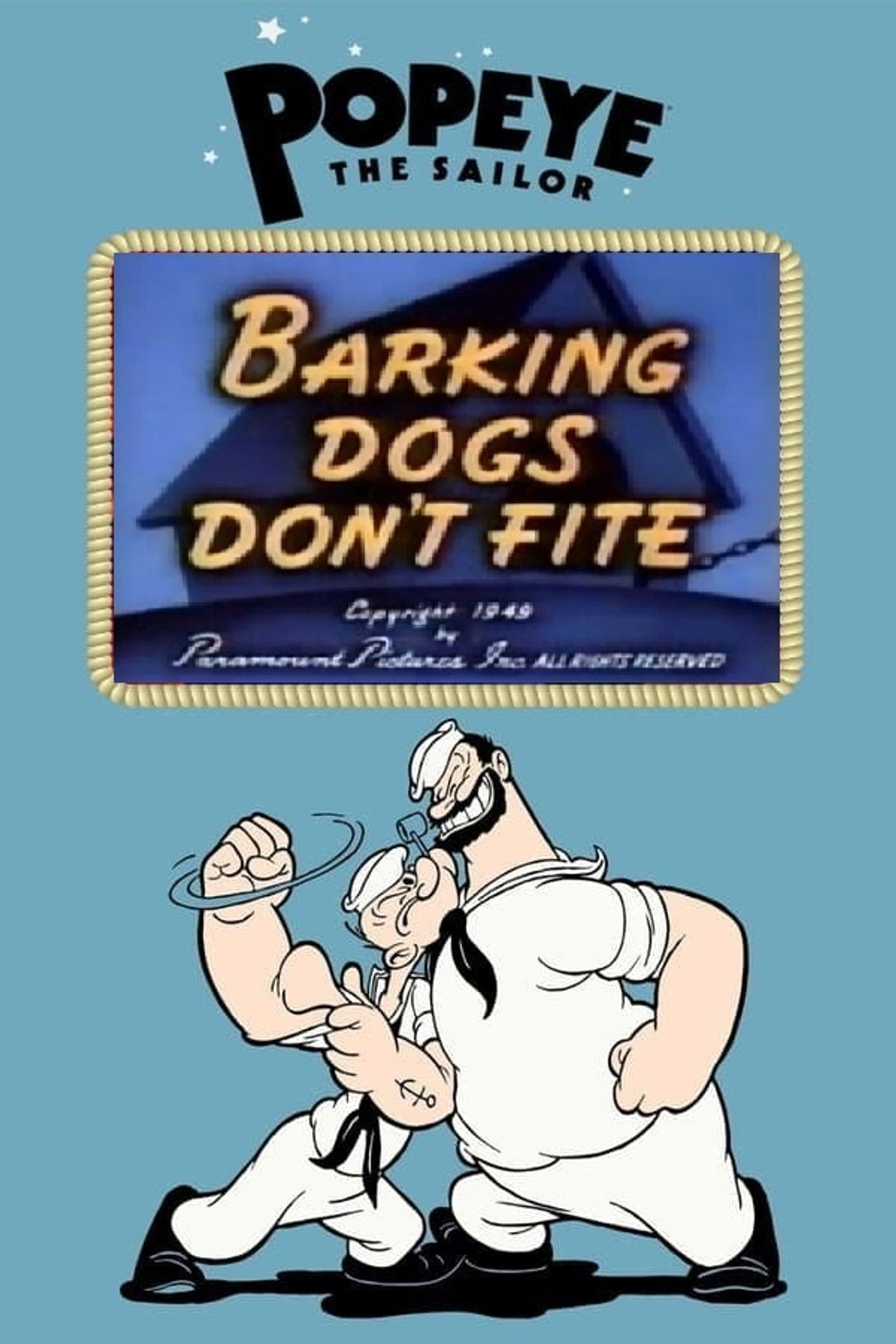 Barking Dogs Don't Fite Backdrop