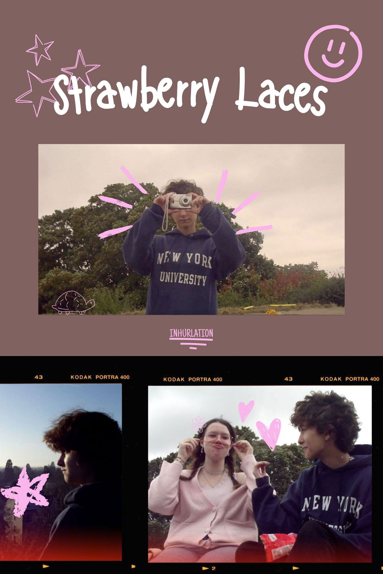 Strawberry Laces Backdrop