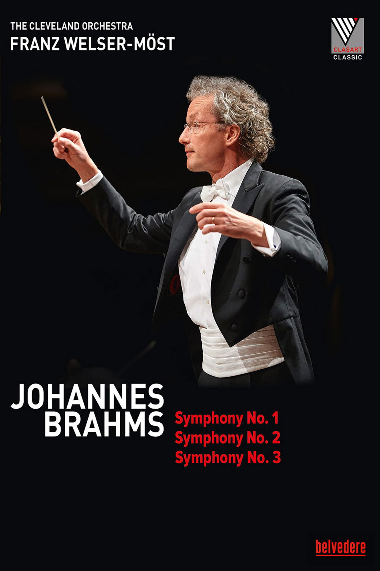 Johannes Brahms - Symphony No.1, 2 & 3 (The Cleveland Orchestra) Backdrop