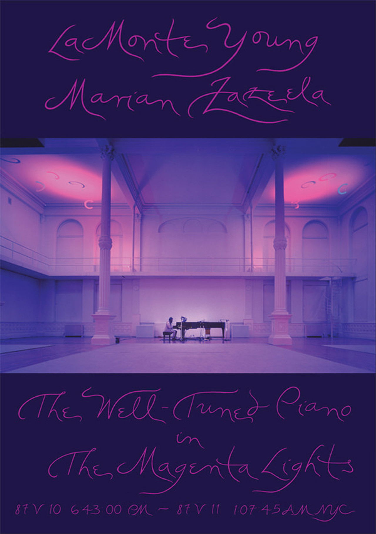 The Well-Tuned Piano in the Magenta Lights Backdrop