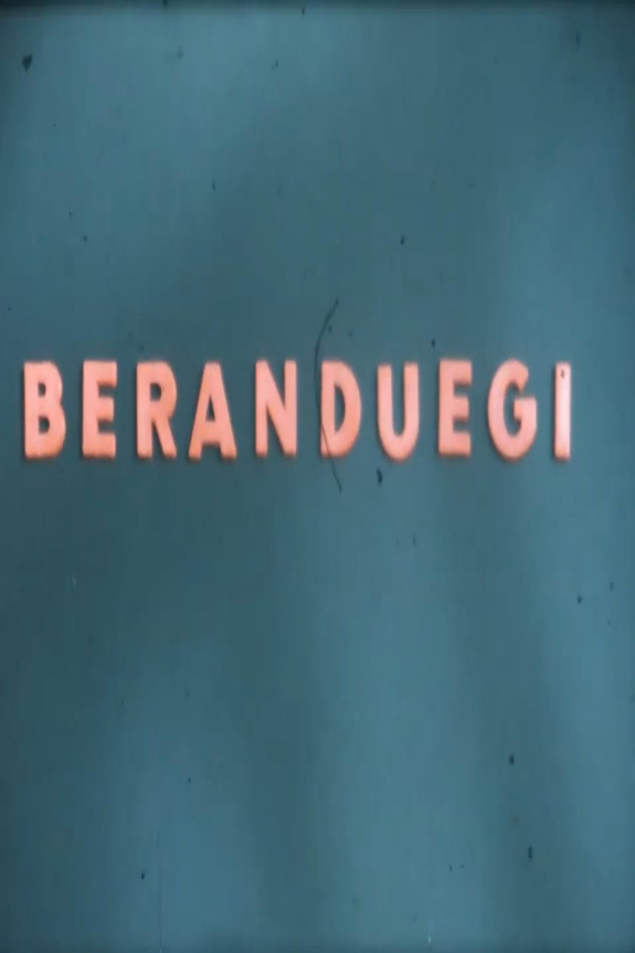 Beranduegi filmaffisch