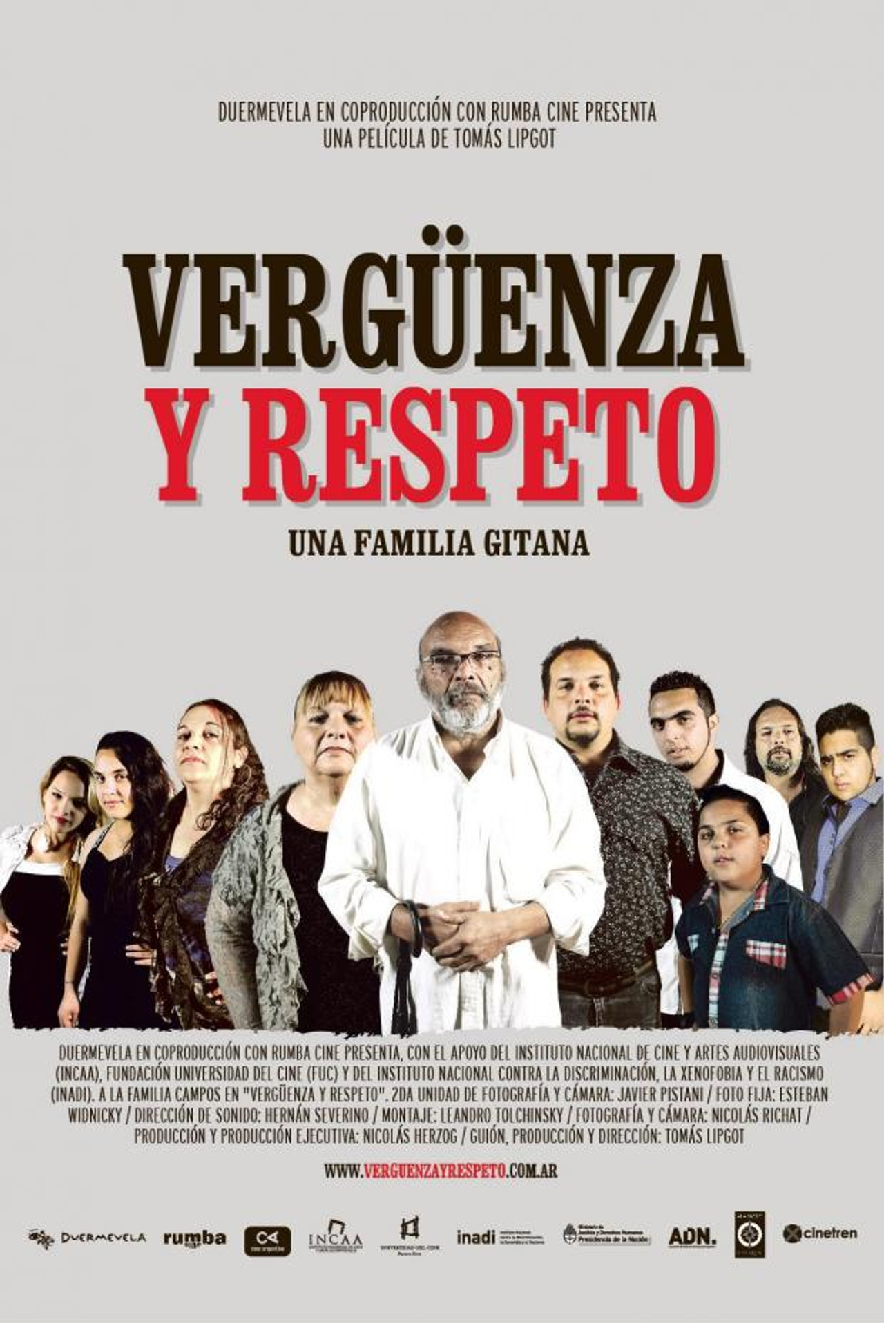 Vergüenza y respeto filmaffisch