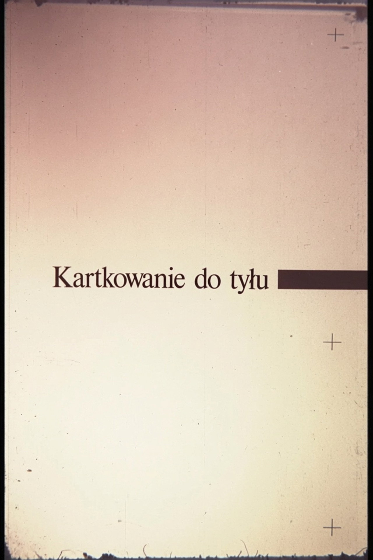 Kartkowanie do tyłu