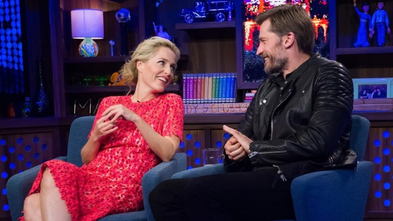 Watch What Happens Live with Andy Cohen - Season 13 Episode 75 : Nikolaj Coster-Waldau & Gillian Anderson