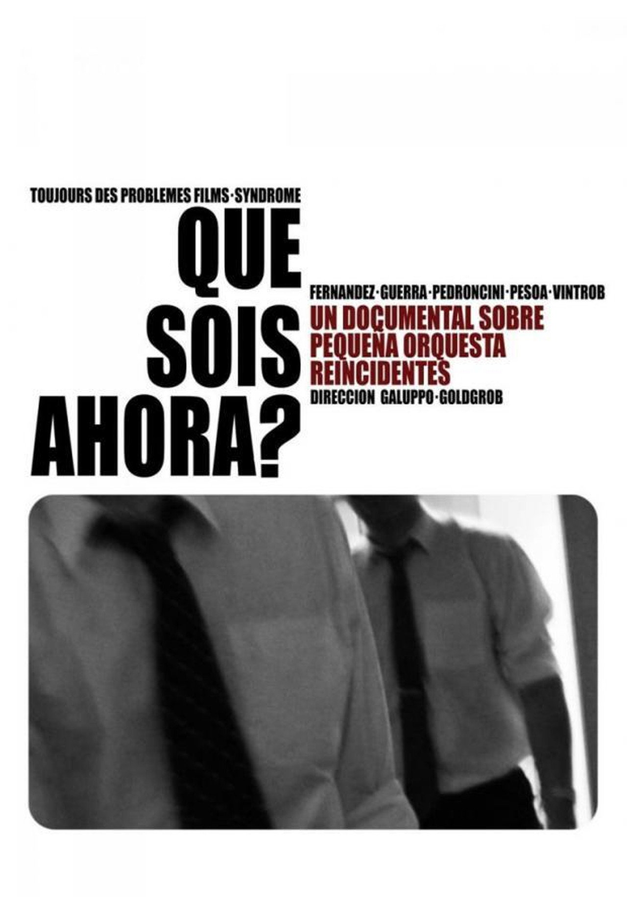 Qué sois ahora? filmaffisch