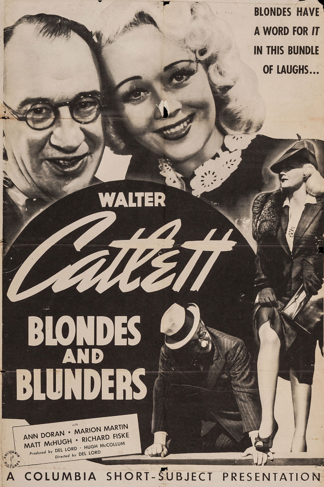 Blondes and Blunders Backdrop