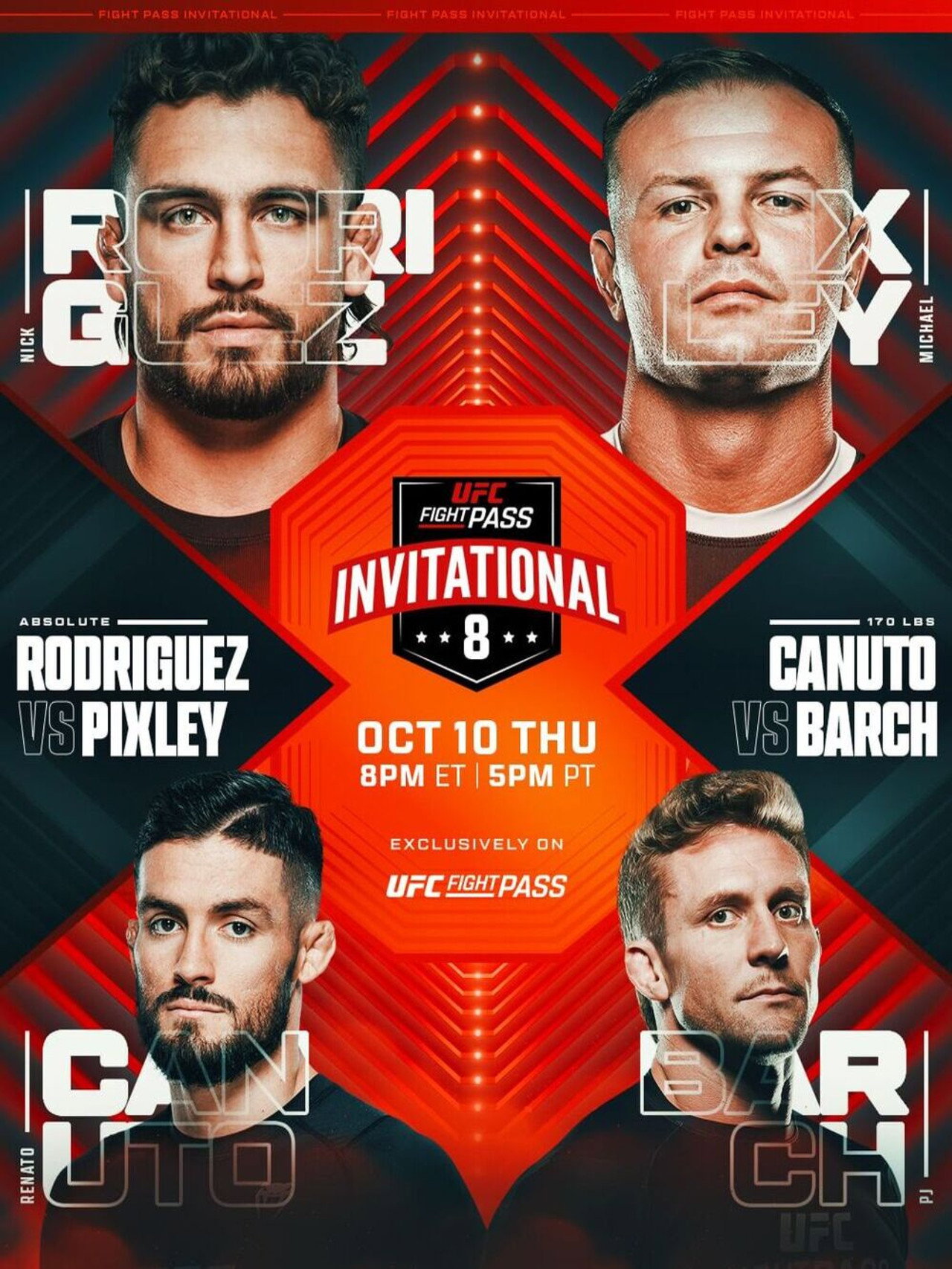 UFC Fight Pass Invitational 8 filmaffisch
