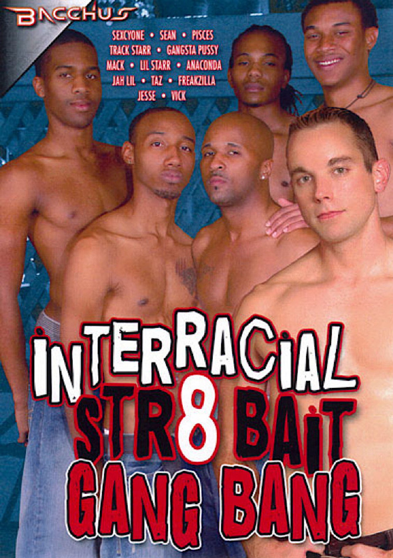 Interracial Str8 Bait Gang Bang filmaffisch