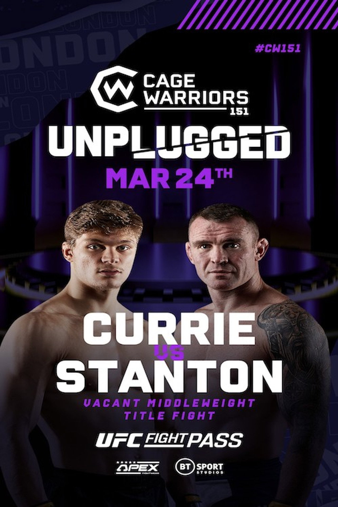 Cage Warriors 151: Unplugged filmaffisch