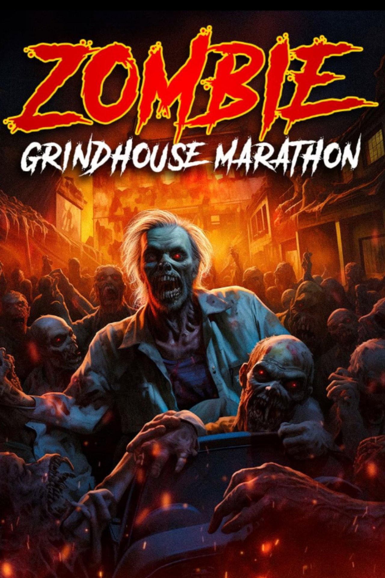 Zombie Grindhouse Marathon filmaffisch