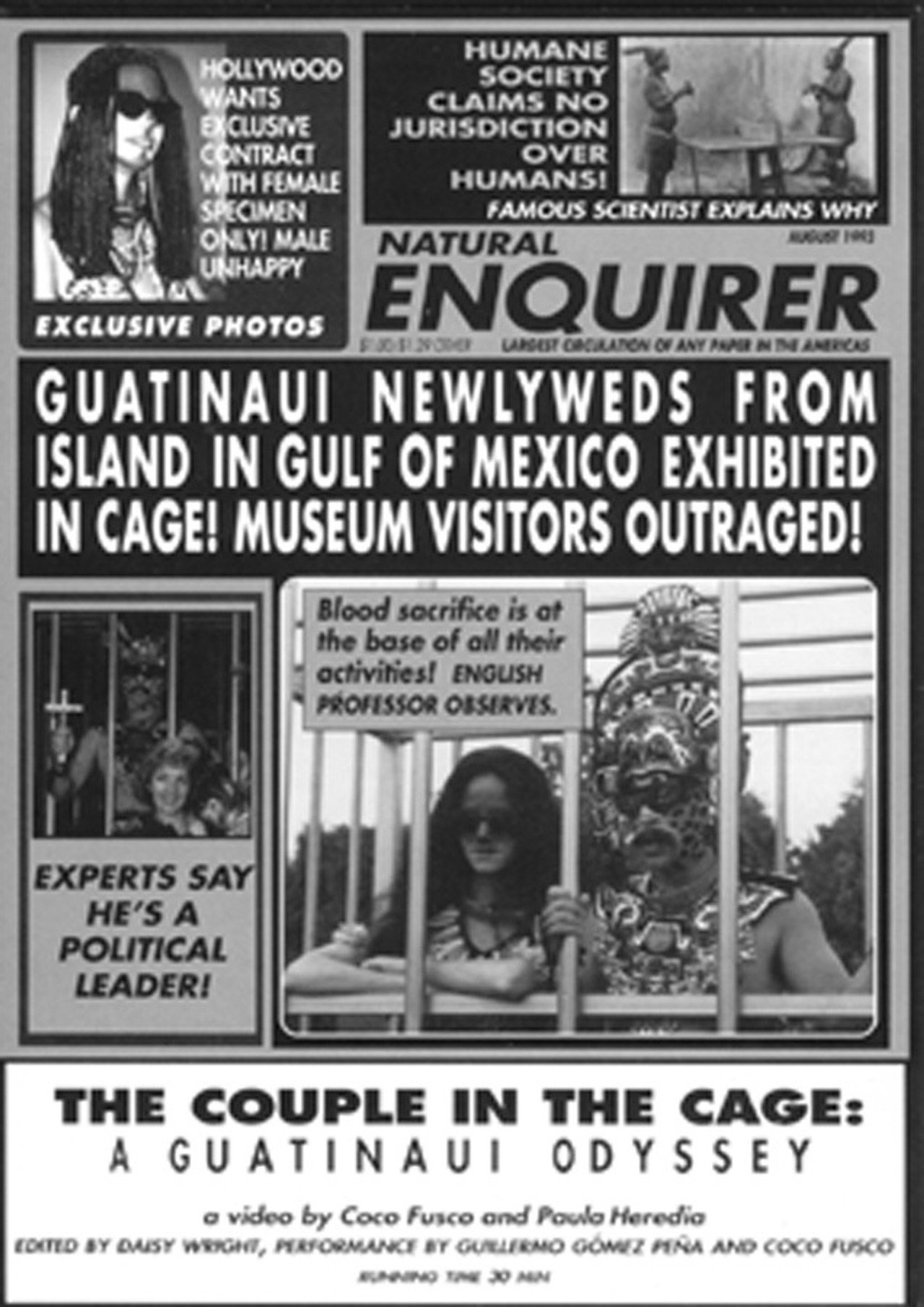 The Couple in the Cage filmaffisch
