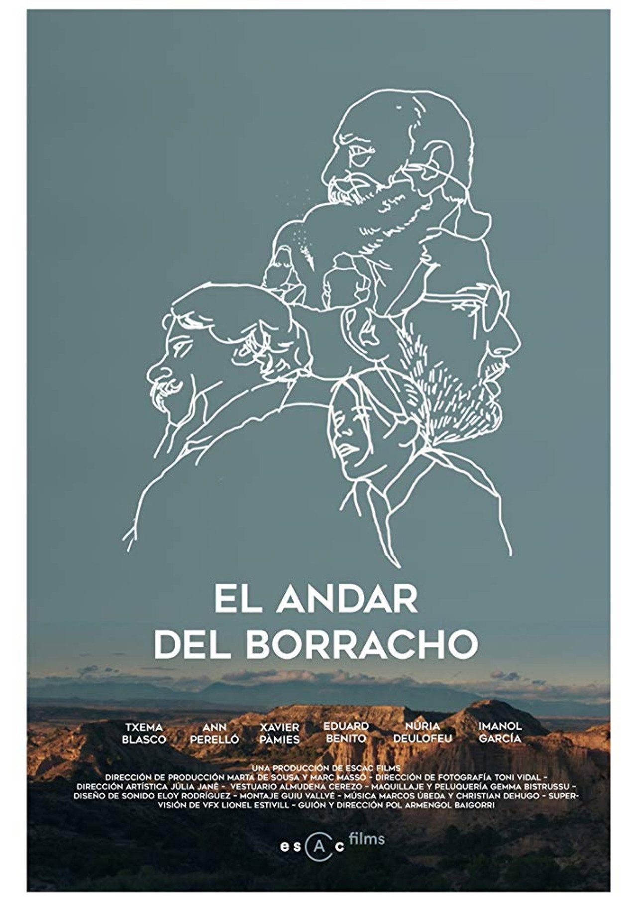 El andar del borracho filmaffisch