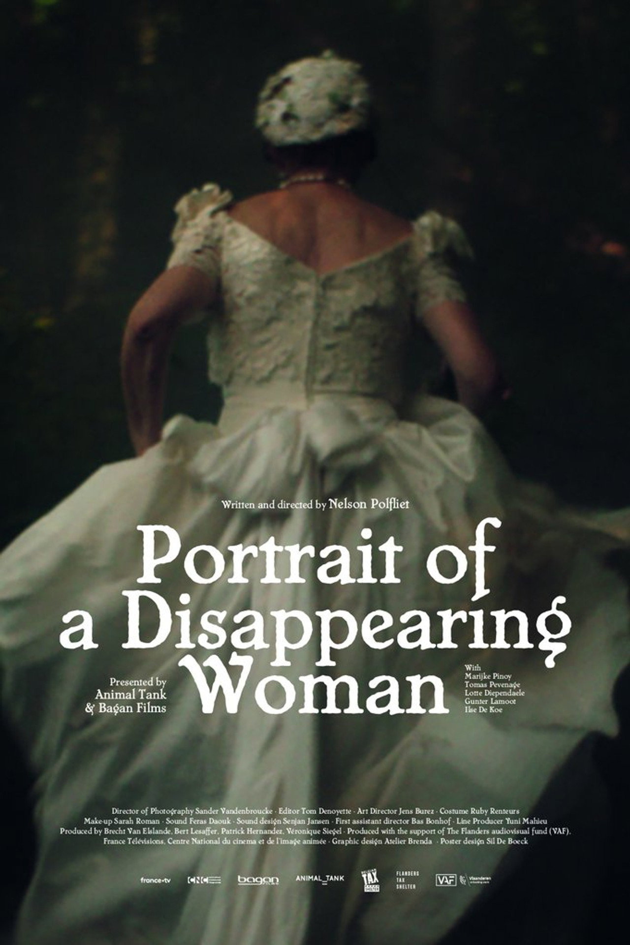 Portrait of a Disappearing Woman Backdrop