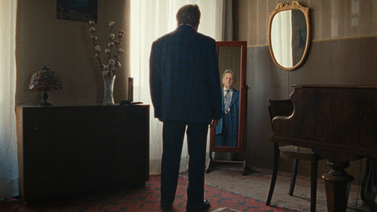 Njeriu më i vetmuar në qytet backdrop