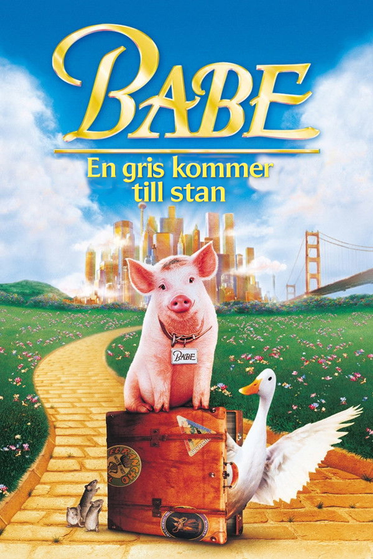 Babe - en gris kommer till stan filmaffisch