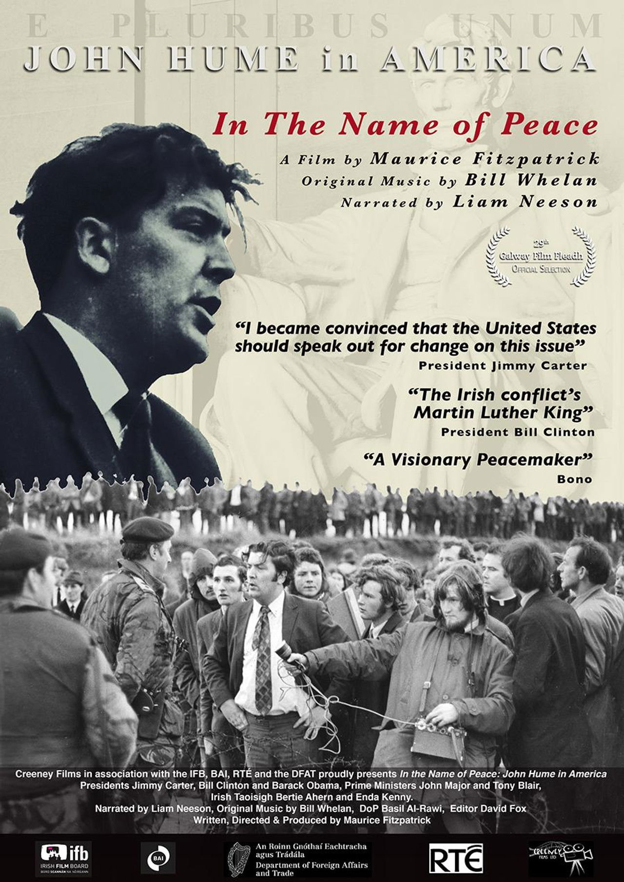 In the Name of Peace: John Hume in America Backdrop