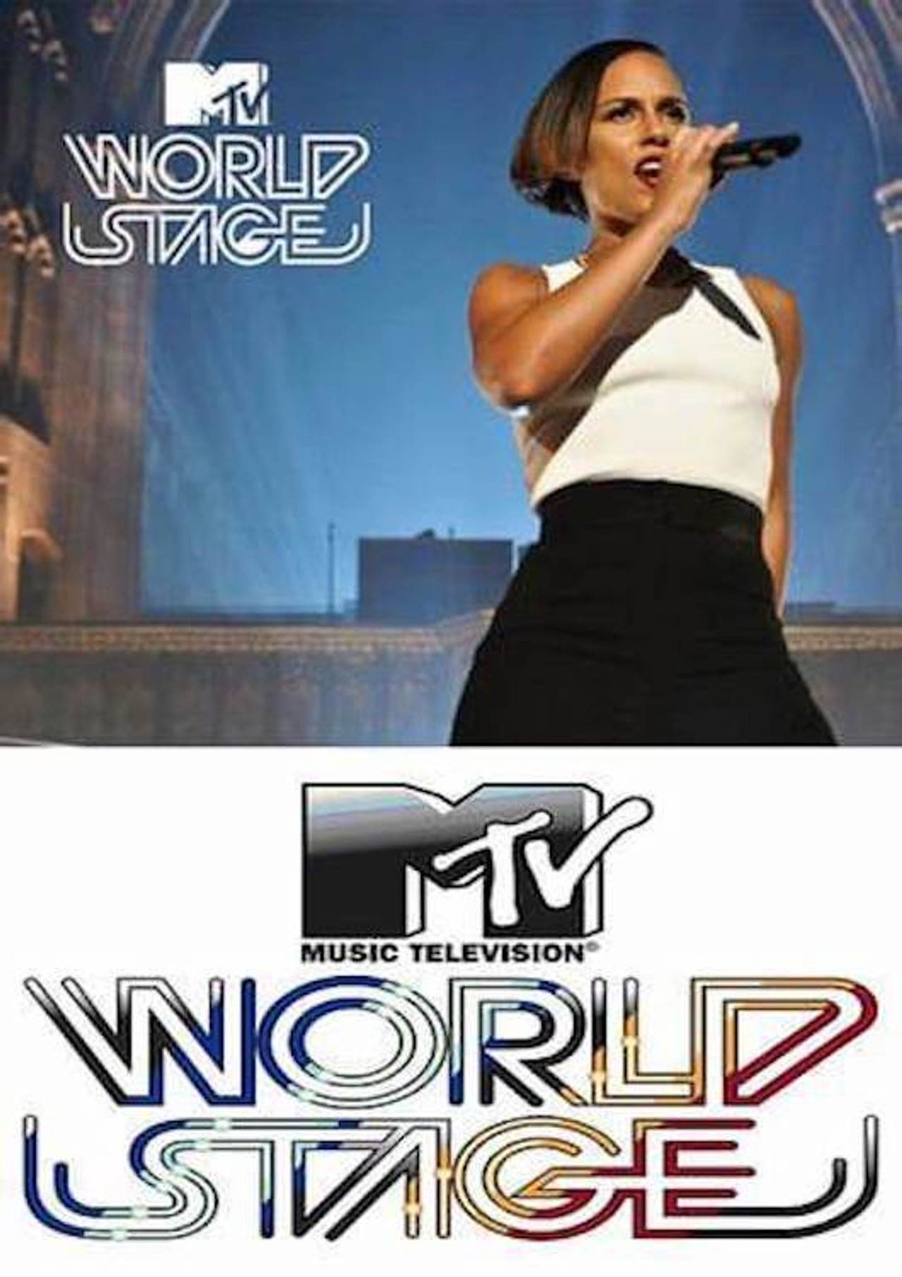 Alicia Keys - MTV Crashes Manchester Backdrop
