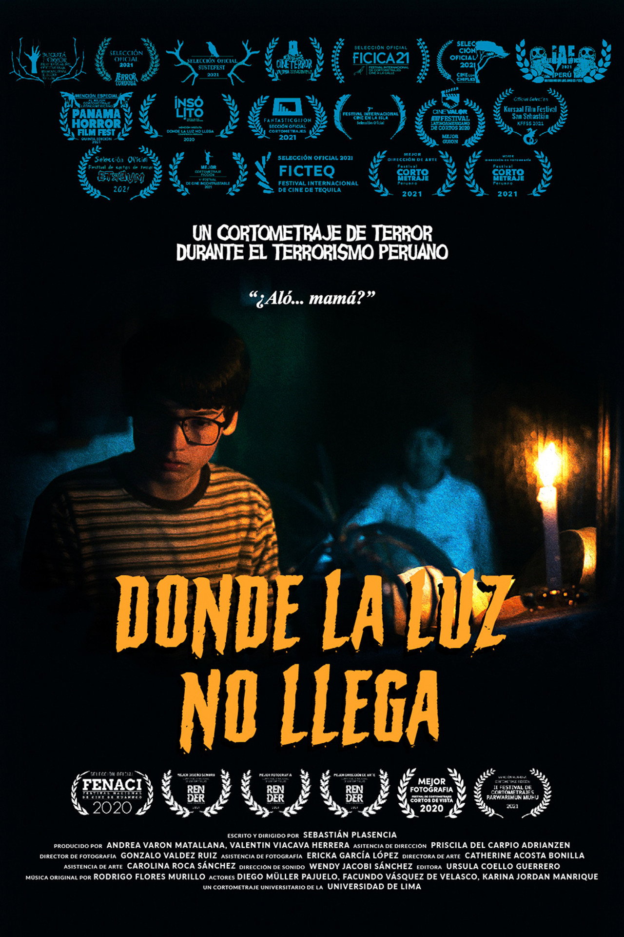 Donde La Luz No Llega filmaffisch