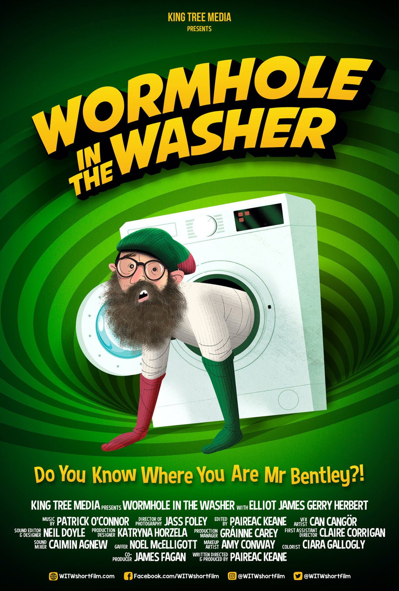 Wormhole In The Washer Backdrop