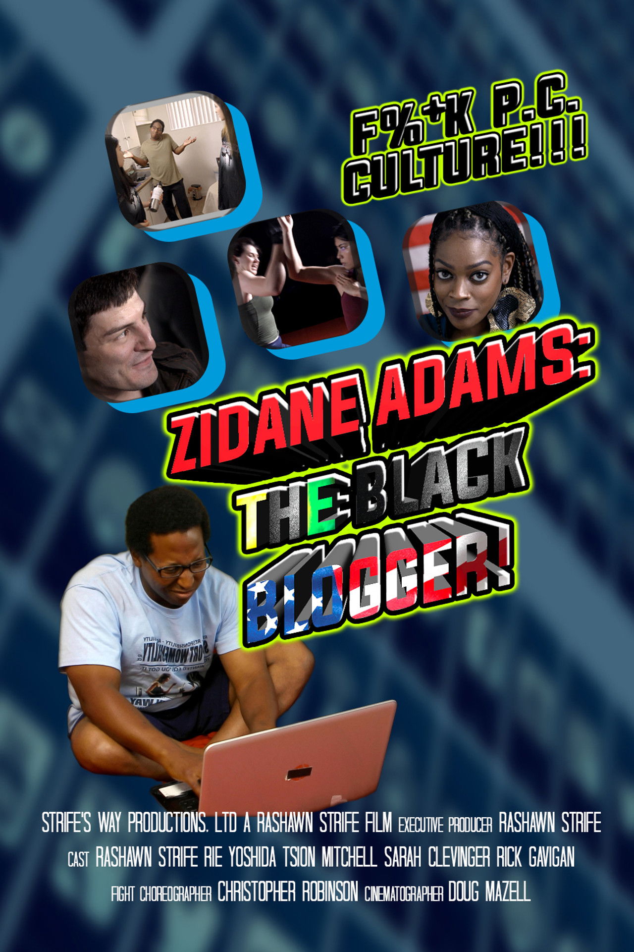 Zidane Adams: The Black Blogger! Backdrop