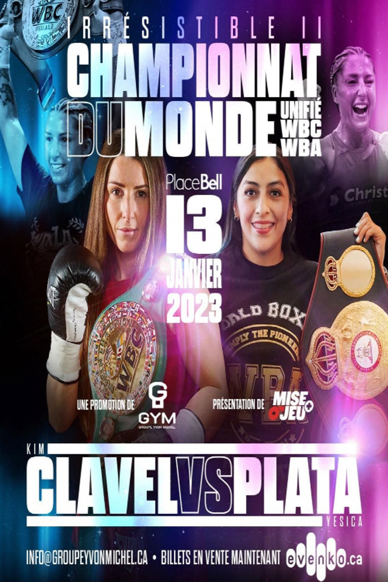 Kim Clavel vs. Jessica Nery Plata filmaffisch