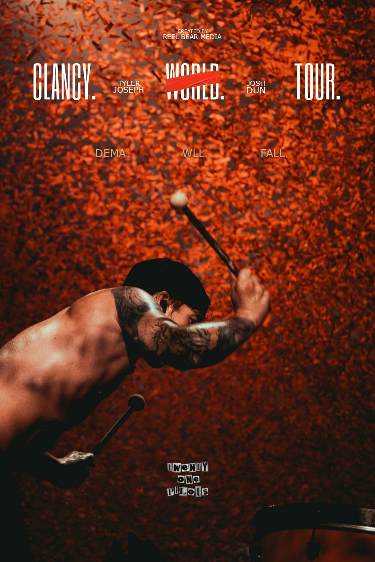 Twenty One Pilots - The Clancy Tour: Breach Backdrop