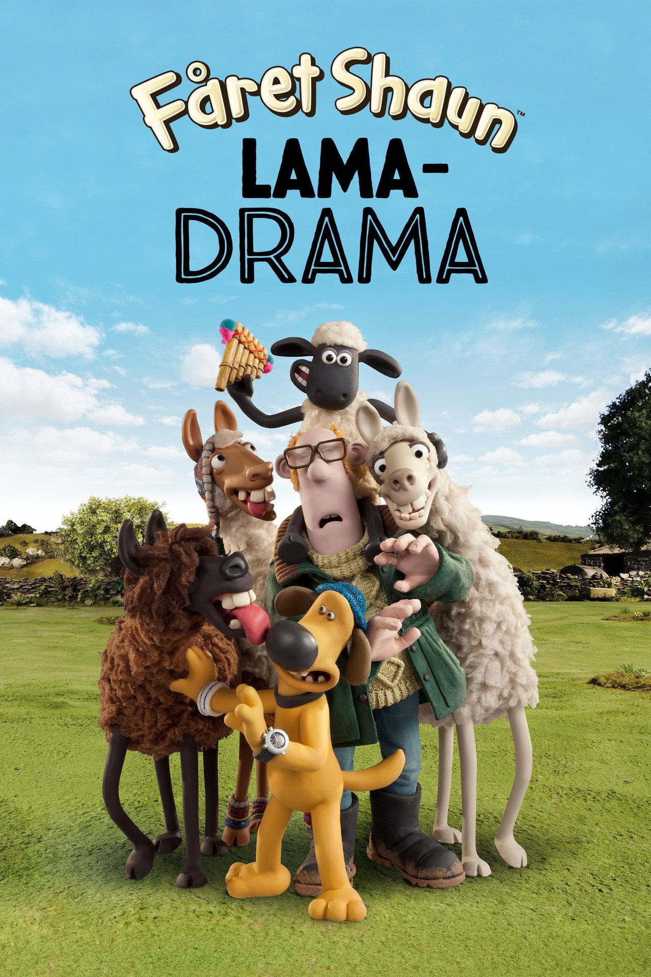 Fåret Shaun: Lama-drama filmaffisch