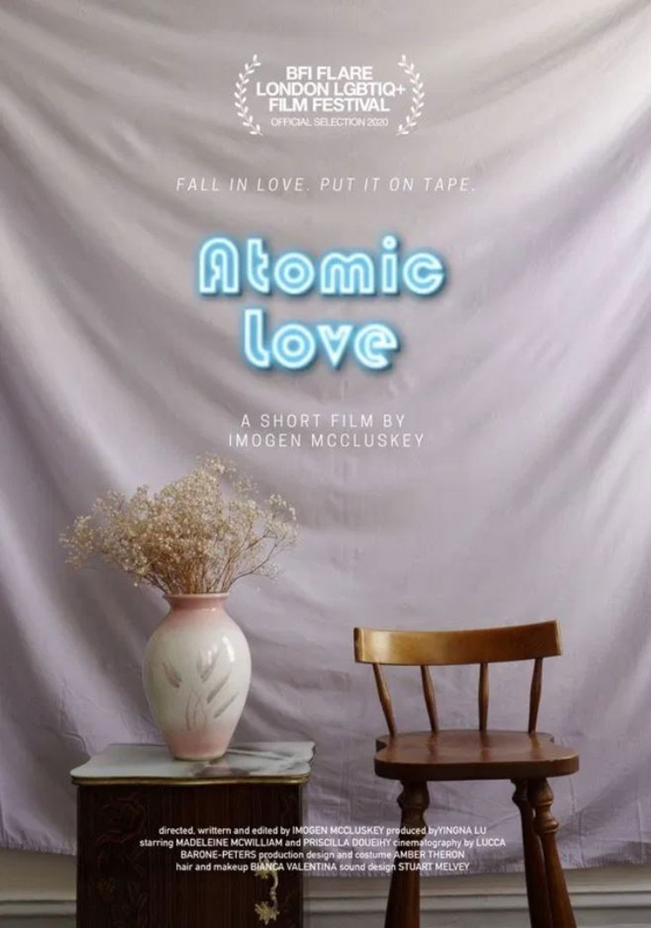 Atomic Love Backdrop