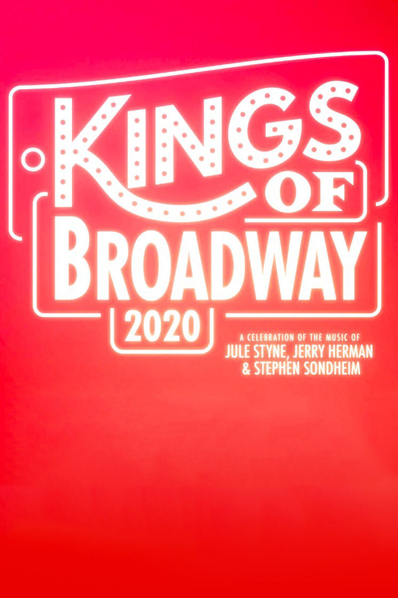 Kings of Broadway 2020: A Celebration of the Music of Jule Styne, Jerry Herman, and Stephen Sondheim Backdrop