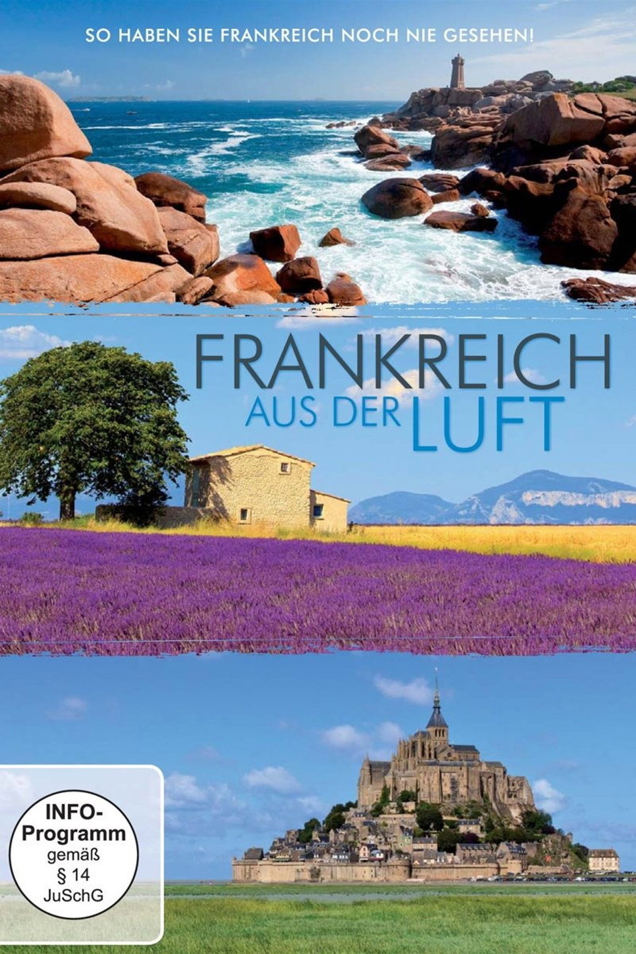 Frankreich aus der Luft filmaffisch