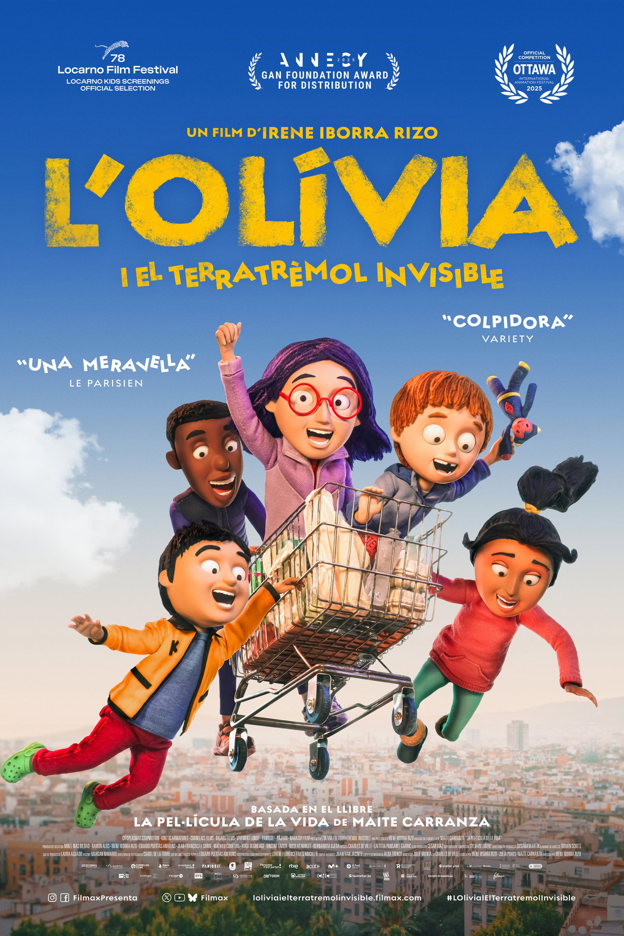 L'Olívia i el terratrèmol invisible filmaffisch