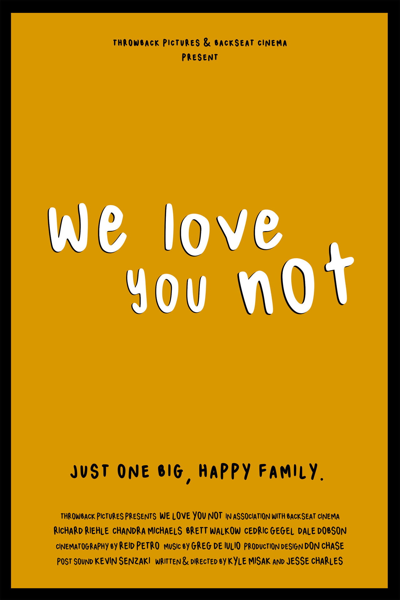 We Love You Not filmaffisch