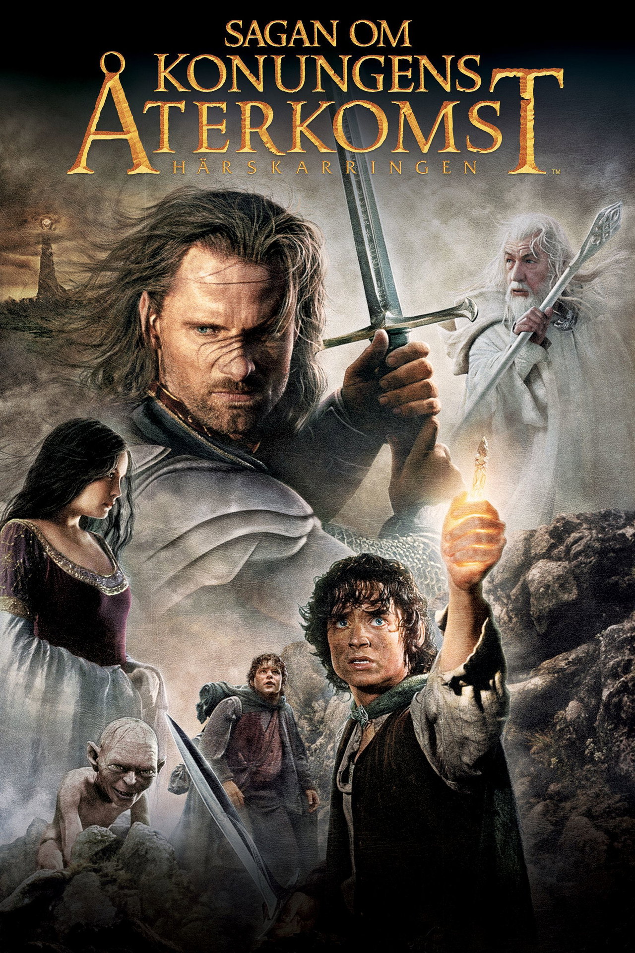 Sagan om konungens återkomst - härskarringen filmaffisch