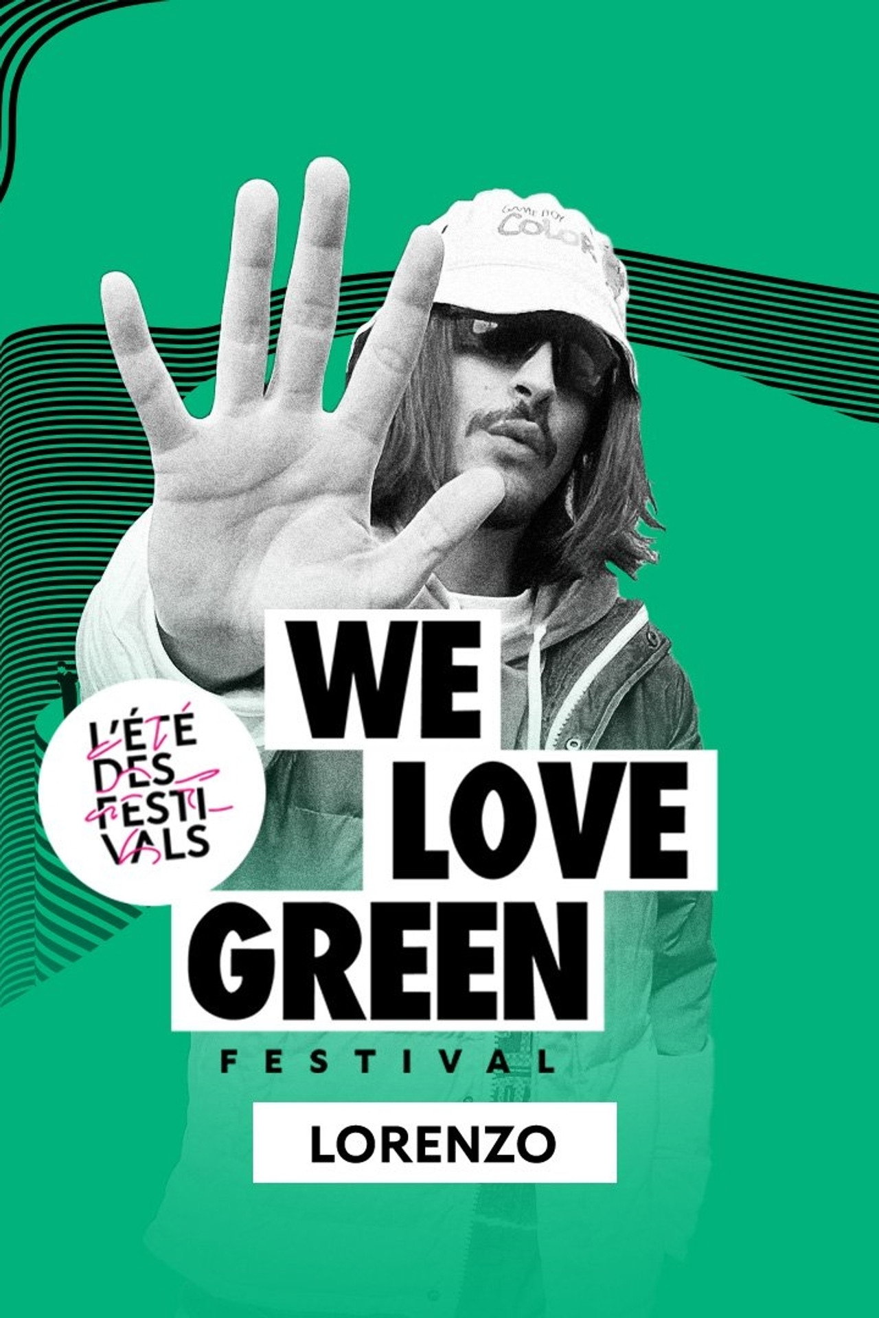 Lorenzo en concert à We Love Green 2023 Backdrop