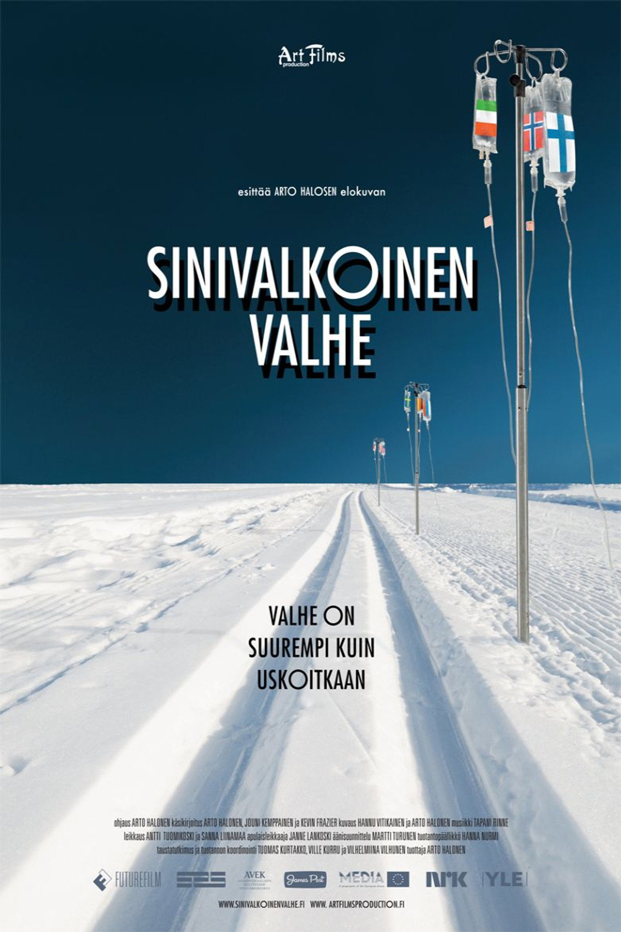 Sinivalkoinen valhe filmaffisch