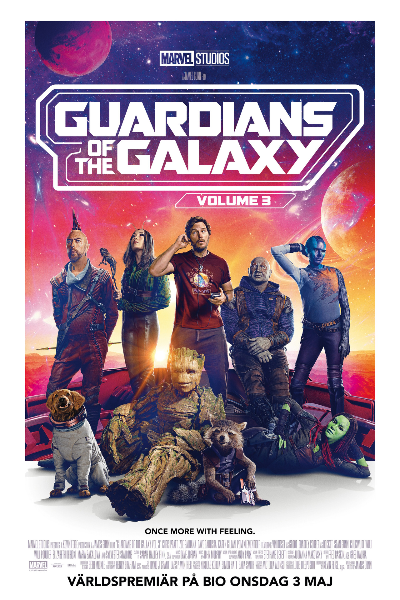 Guardians of the Galaxy Vol. 3 filmaffisch