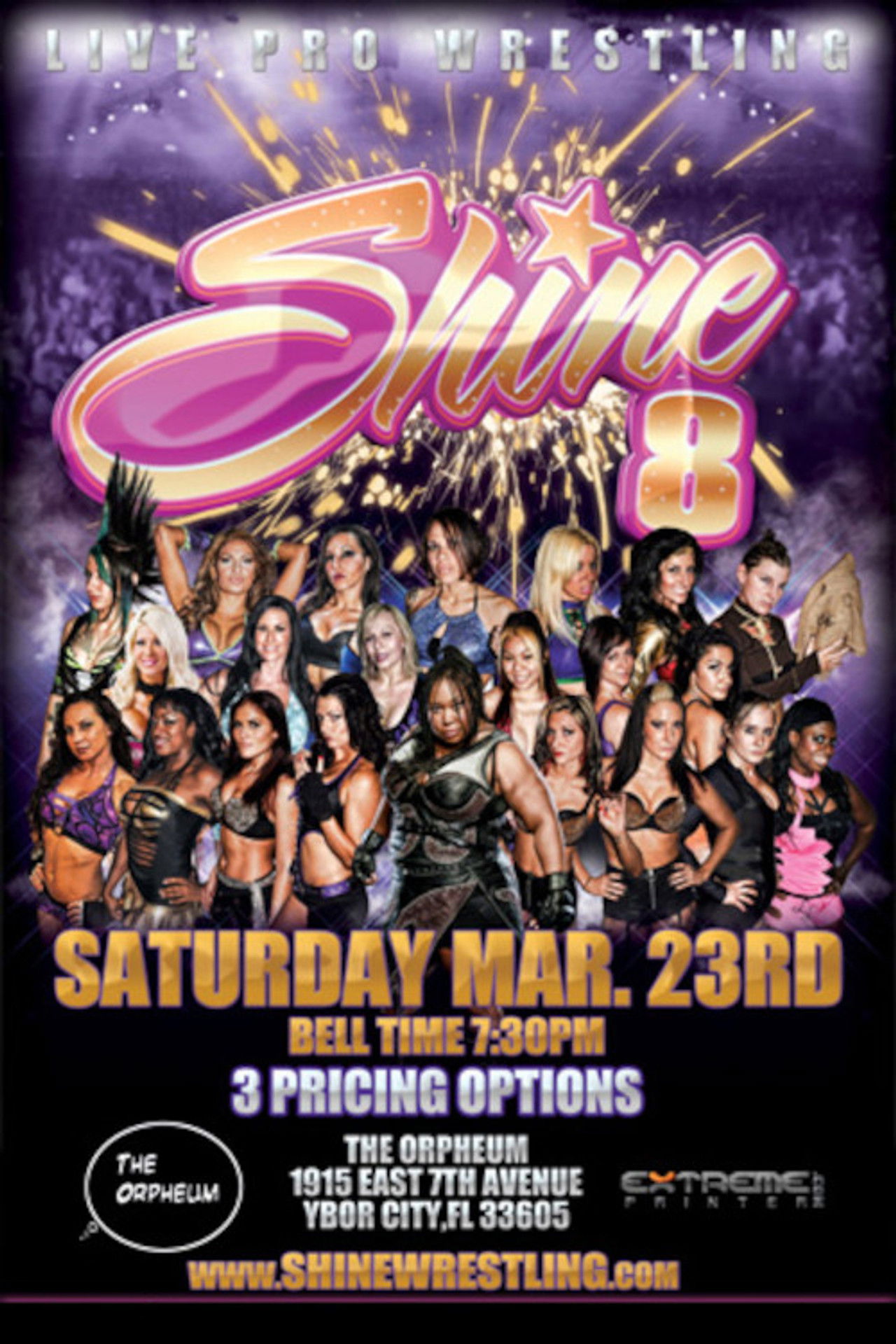 SHINE 8 Backdrop