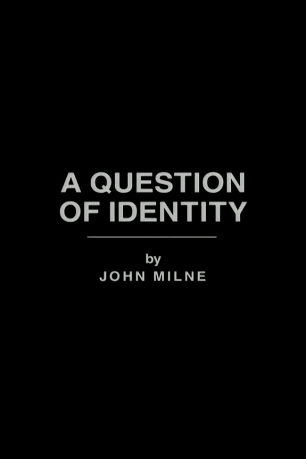 A Question of Identity Backdrop