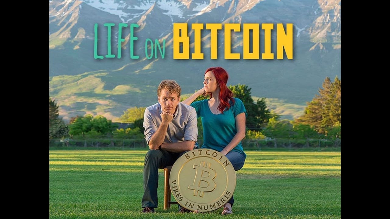 Life on Bitcoin background