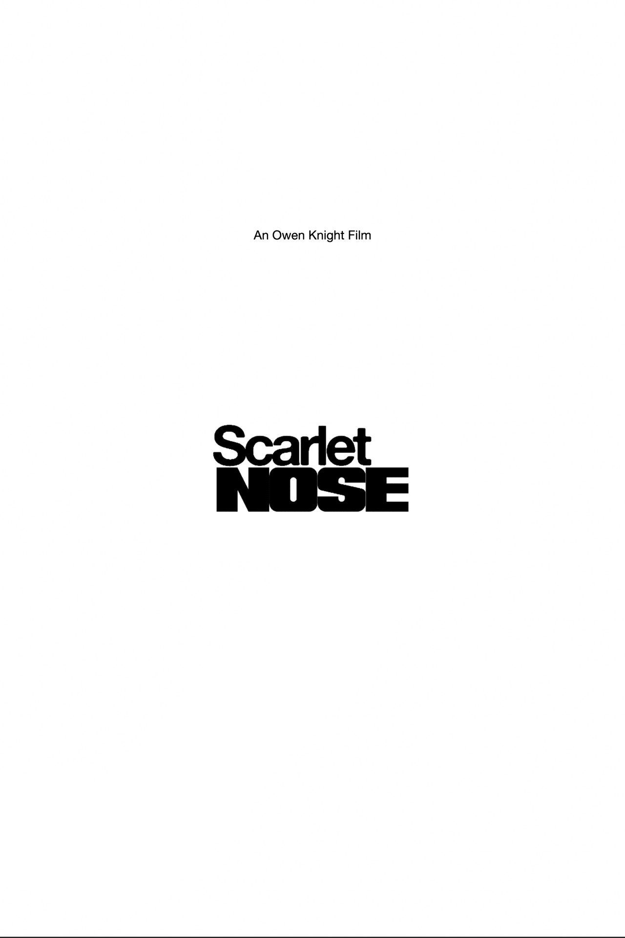 Scarlet Nose filmaffisch