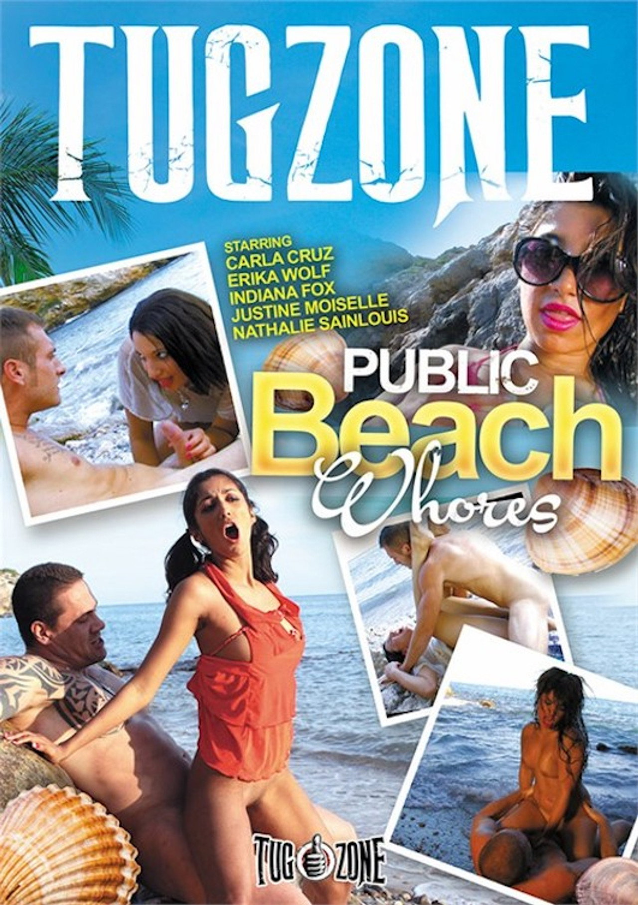 Public Beach Whores Backdrop