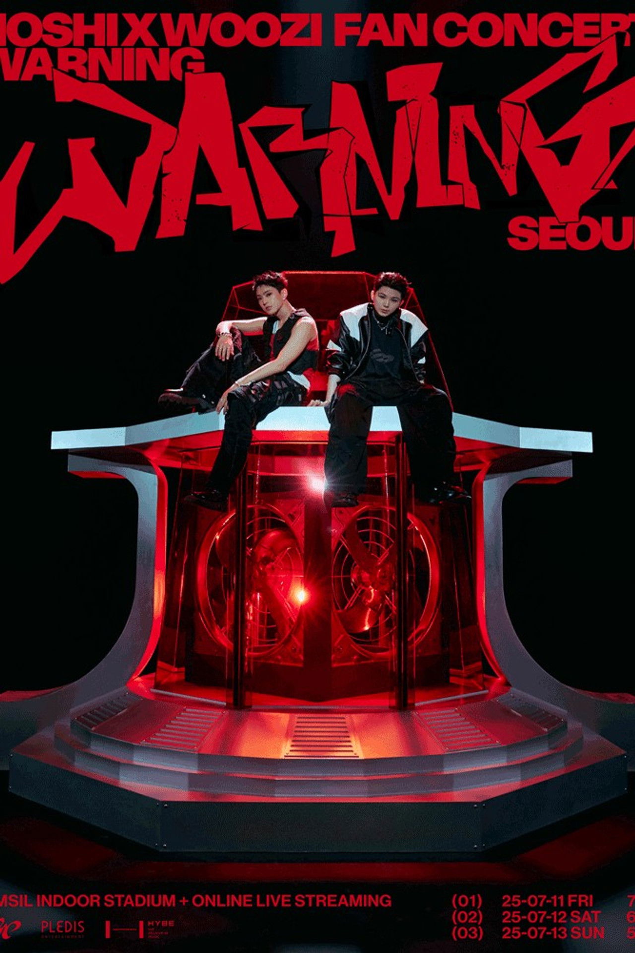 HOSHI X WOOZI FAN CONCERT [WARNING] Backdrop